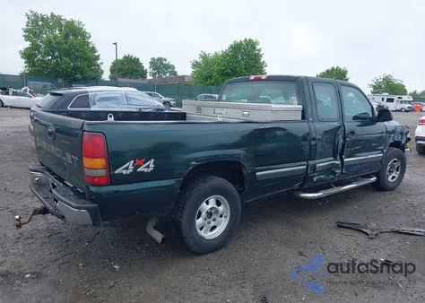 2001 Chevrolet Silverado 1500 из США, поврежденный, VIN 1GCEK19V11E292797
